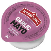 Harrisons Garlic Mayo Dip Pots 100 x 25g  Adomoo